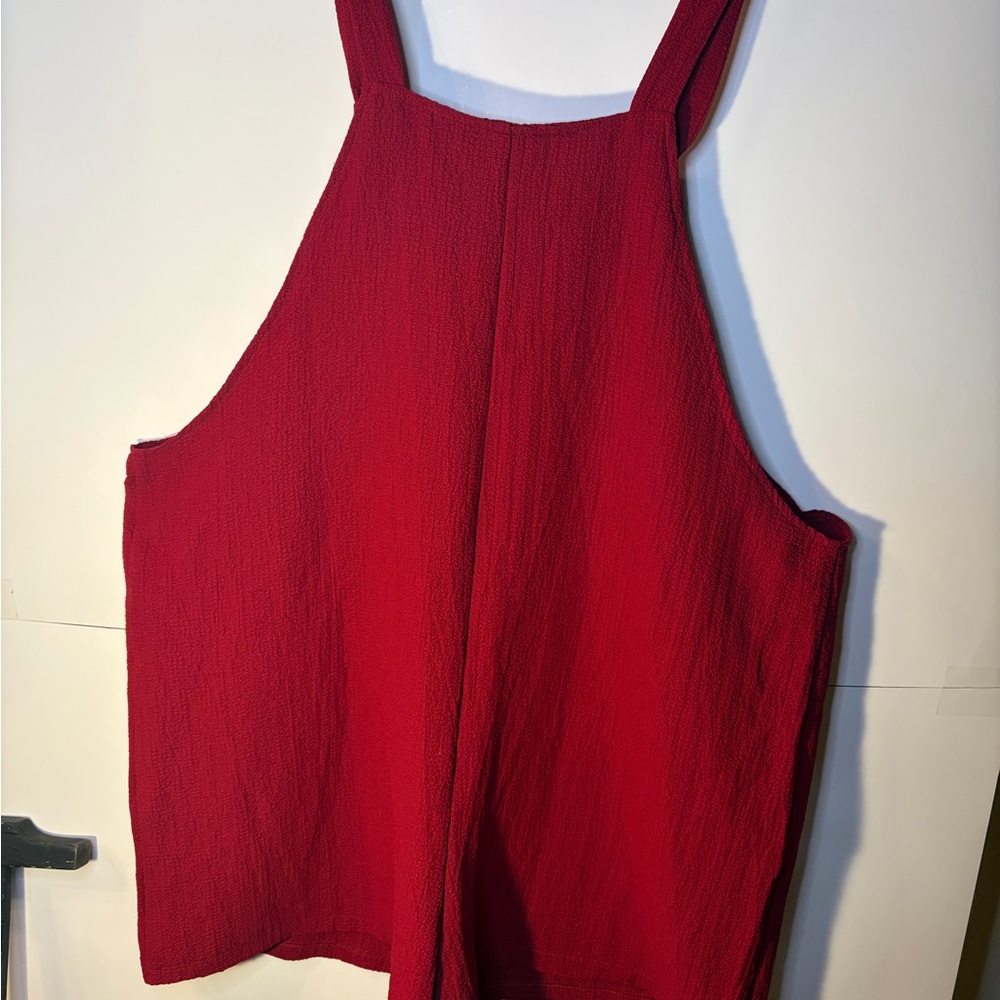 SHEIN Burgundy Tie-Strap Jumpsuit XXXL - Picture 6 of 7